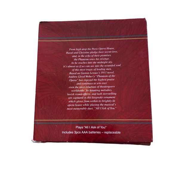 Carlton Cards Heirloom Collection The Phantom of the Opera 2001 - RARE, … - Picture 6 of 10